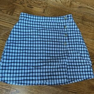 Hollister High Rise plaid mini skirt - stretch